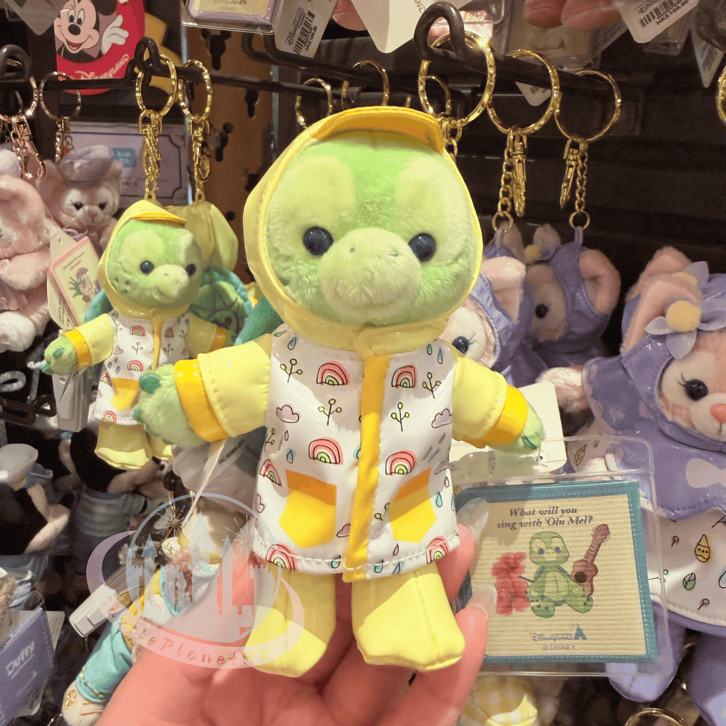 "Pre-Order" HKDL - 'OulMel Plush Bag Charm, Duffy and Friends Raincoat