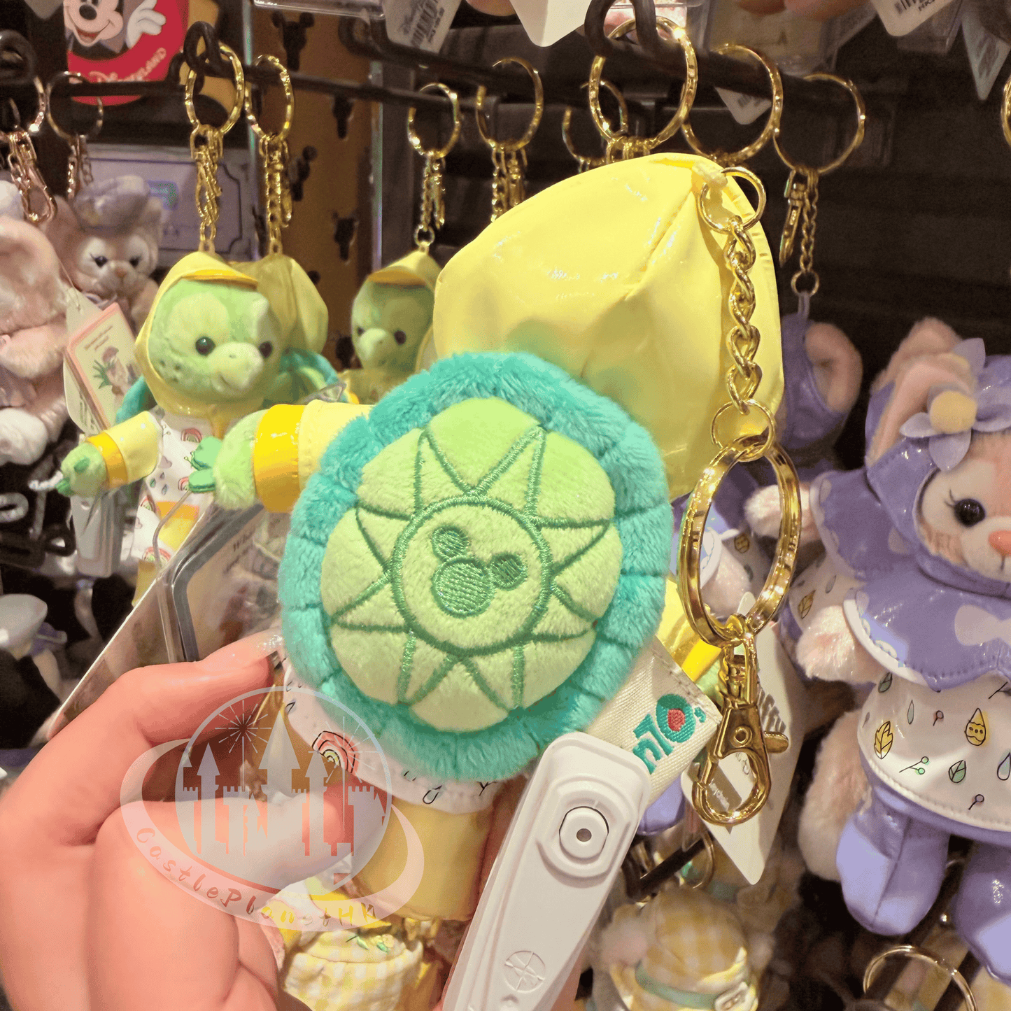 "Pre-Order" HKDL - 'OulMel Plush Bag Charm, Duffy and Friends Raincoat
