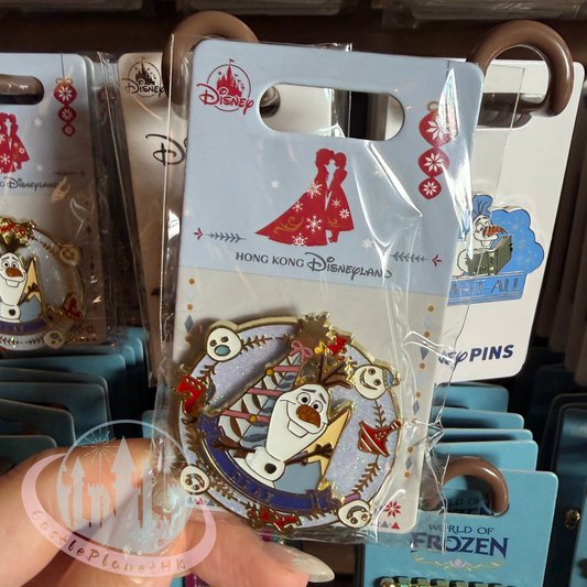 "Pre-Order" HKDL - Olaf Christmas Pin, World of Frozen