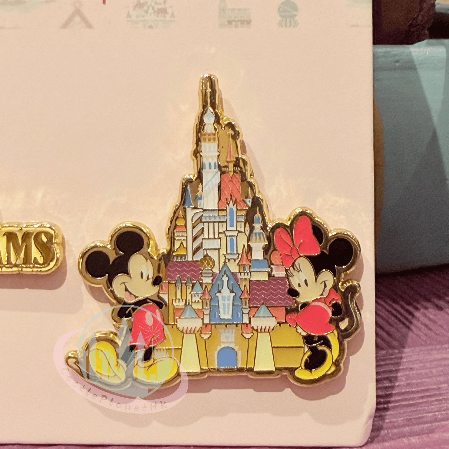 "Pre-Order" HKDL - Mickey Mouse "Castle of Magical Dreams" Pin set, Park Area Themed 2026