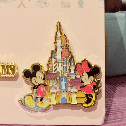 "Pre-Order" HKDL - Mickey Mouse "Castle of Magical Dreams" Pin set, Park Area Themed 2026