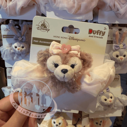 "Pre-Order" HKDL - ShellieMay Plush Hair Scrunchie Accessories, Duffy and Friends
