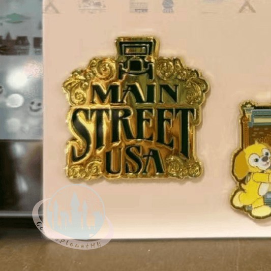 "Pre-Order" HKDL - Duffy & CookieAnn "Main Street U.S.A." Pin set, Park Area Themed 2026