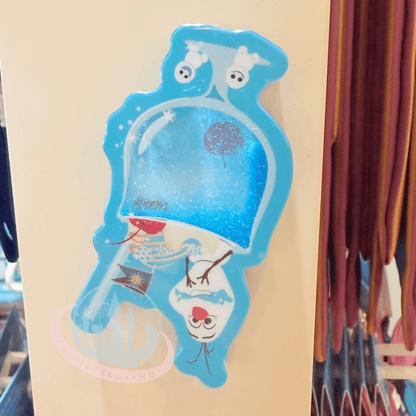 "Pre-Order" HKDL - Olaf "Summer Drink" Moving Glitter Magnet, World of Frozen 2026