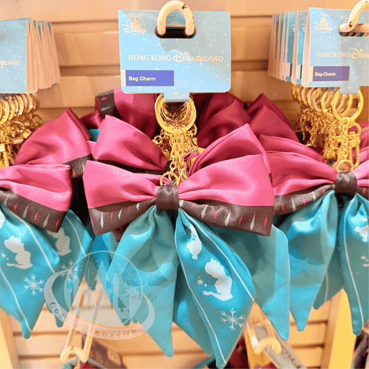 "Pre-Order" HKDL - Anna "Coronation Dress" Ribbon Bag Charm, World of Frozen 2026