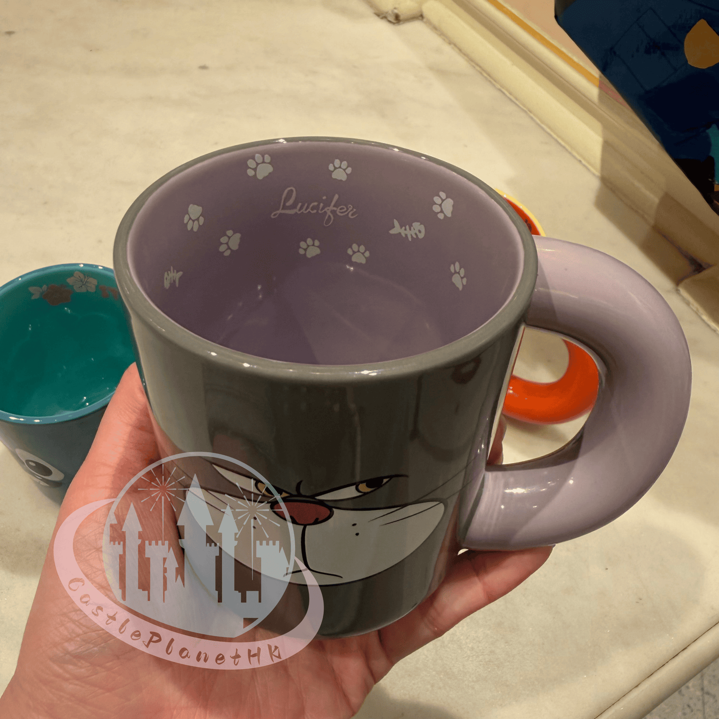 “Pre-order” HKDL - Lucifer Character Face Ceramic Mugs