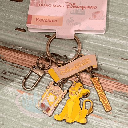 "Pre-Order" HKDL - Simba "Adventureland" Keychain, Park Area Themed 2026