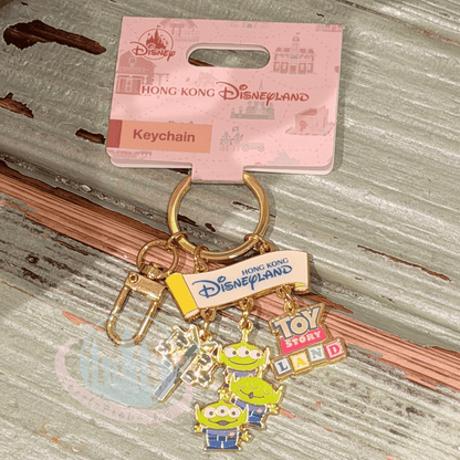 "Pre-Order" HKDL - Little Green Men/ Aliens "Toy Story Land" Keychain, Park Area Themed 2026