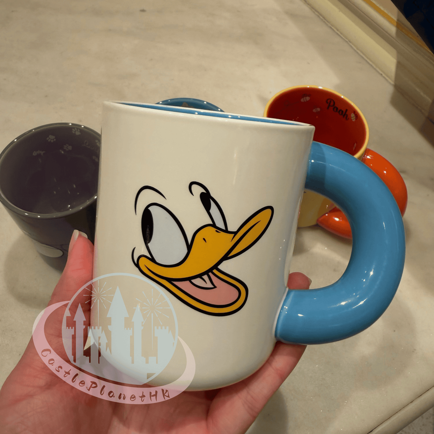 “Pre-order” HKDL - Donald Duck Character Face Ceramic Mugs