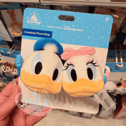 "Pre-Order" HKDL - Donald and Daisy Duck Crossbody Phone Strap