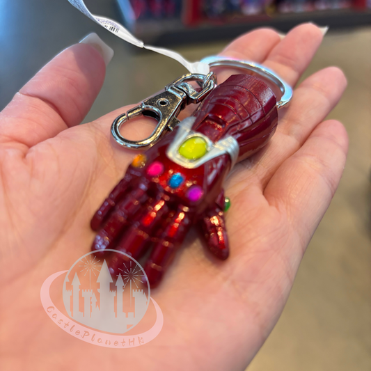 "Pre-Order" HKDL - Iron Man with Infinity Stones Keychain, MARVEL
