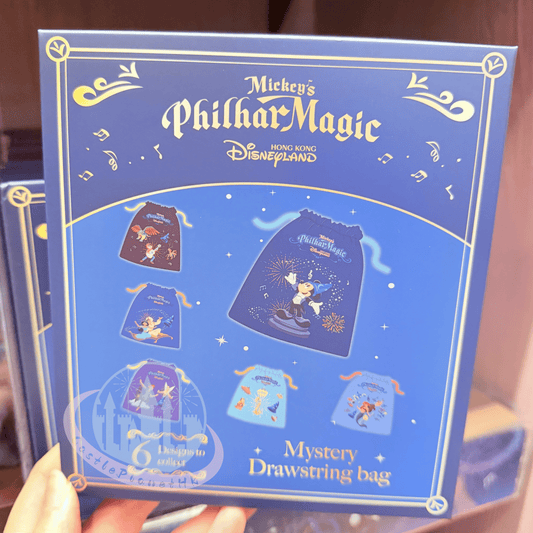 "Pre-Order" HKDL - Mystery Drawstring Bag blind box, , Mickey’s PhilharMagic 2026