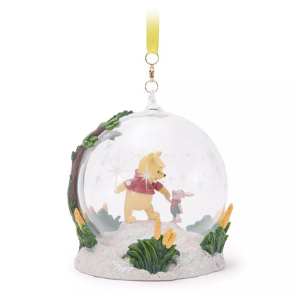 “Pre-order” HKDL - Winnie the Pooh and Piglet Glass Globe Sketchbook Ornament
