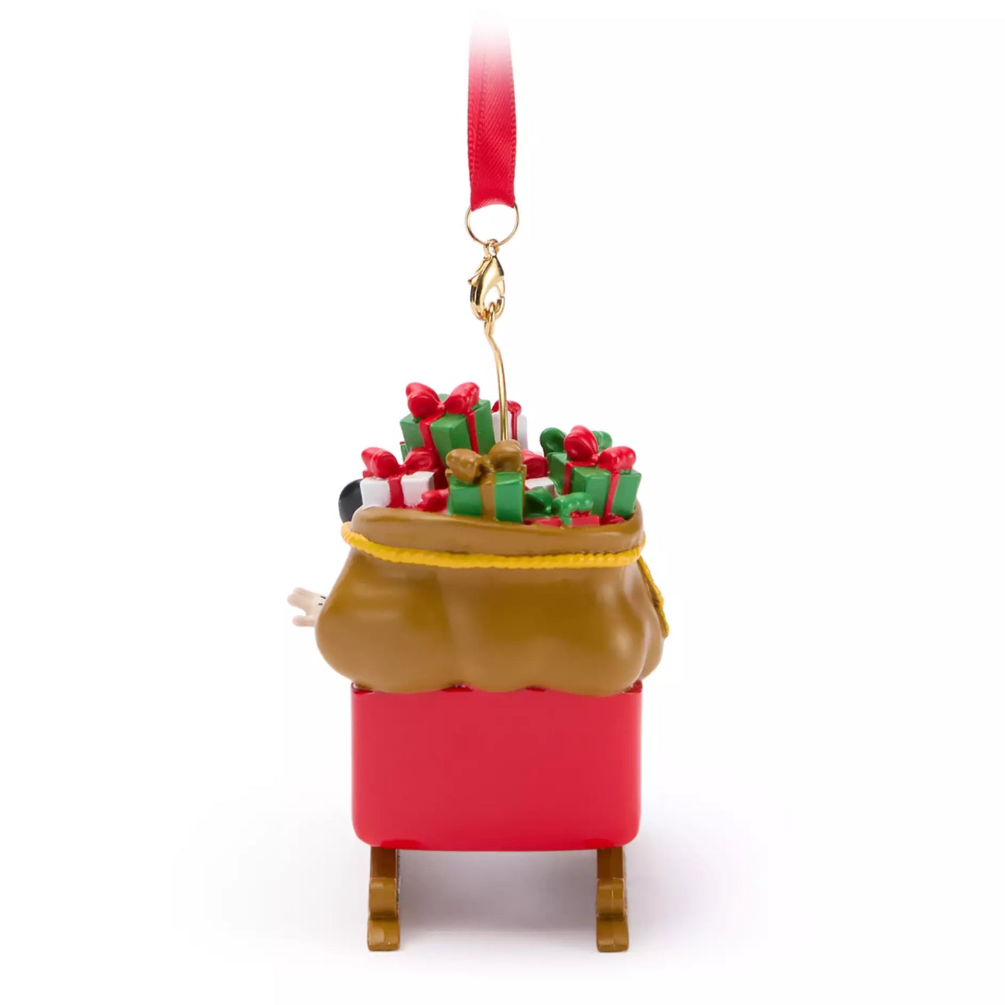 "Pre-Order" HKDL - Santa Mickey and Minnie Mouse in Sleigh Holiday Ornament