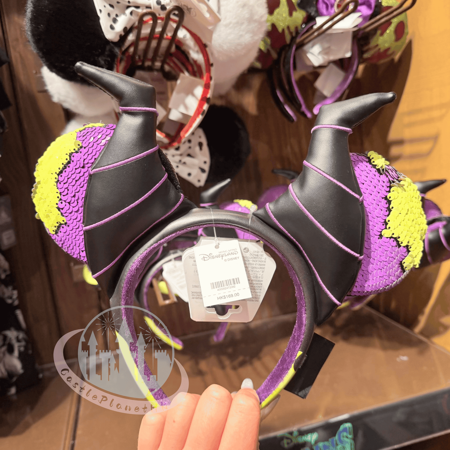 “Pre-order” HKDL - Maleficent Ear Headband for Adults, Halloween 2026