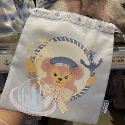 "Pre-Order" HKDL - Drawstring Bag, Duffy and Friends “Springtime Voyage” 2026