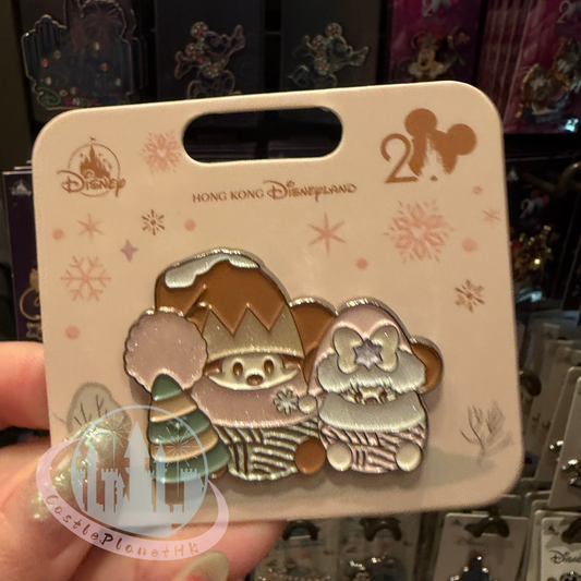 "Pre-Order" HKDL - Mickey and Minnie Mouse Pin,2025 Christmas