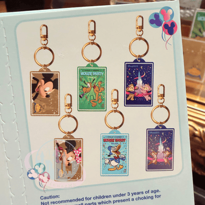 "Pre-Order" HKDL - Park Admission Tickets Keychain Blind Box