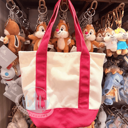 "Pre-Order" HKDL - Minnie & ShellieMay Plush Face Tote Bag