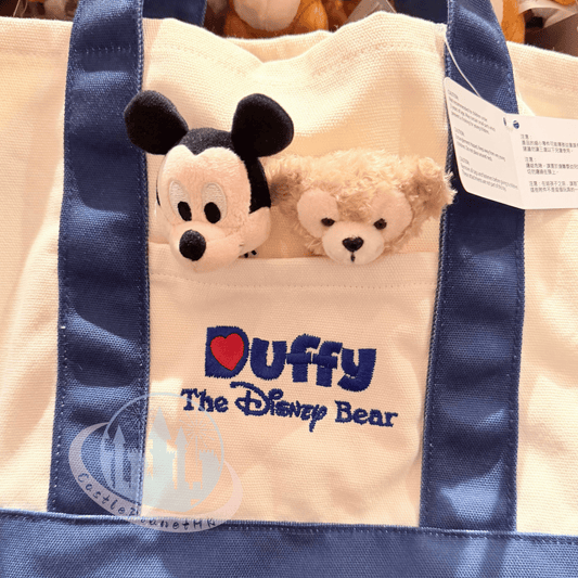 "Pre-Order" HKDL - Mickey & Duffy Plush Face Tote Bag