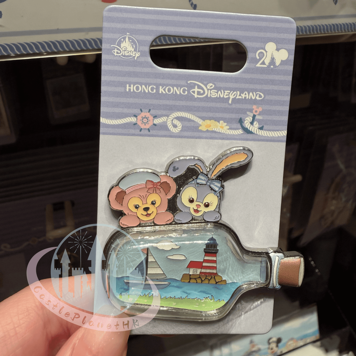 "Pre-Order" HKDL - ShellieMay and StellaLou message in a bottle pins, Duffy and Friends “Springtime Voyage” 2026