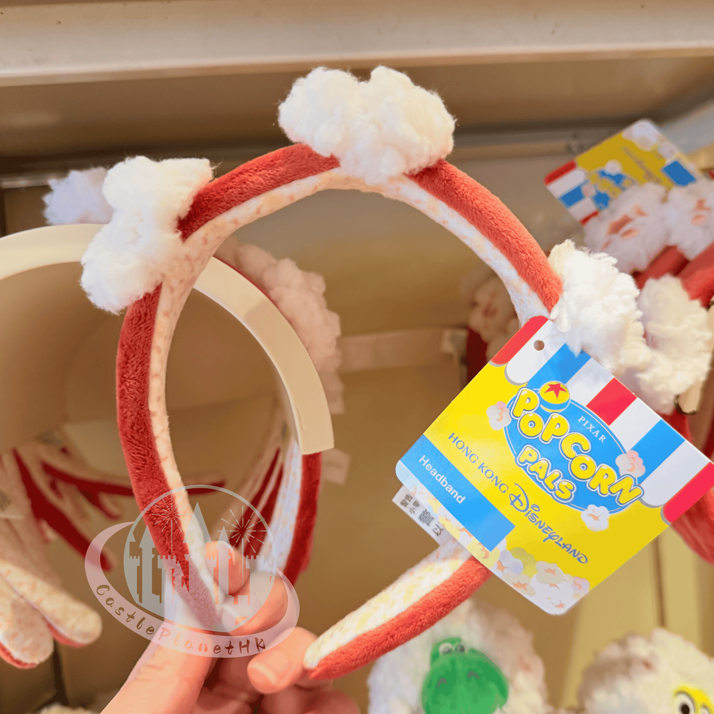 "Pre-Order" HKDL - Popcorn Headband (Disney Personalized Headband) - Create Your Own Headband, PIXAR POPCORN PALS 2026