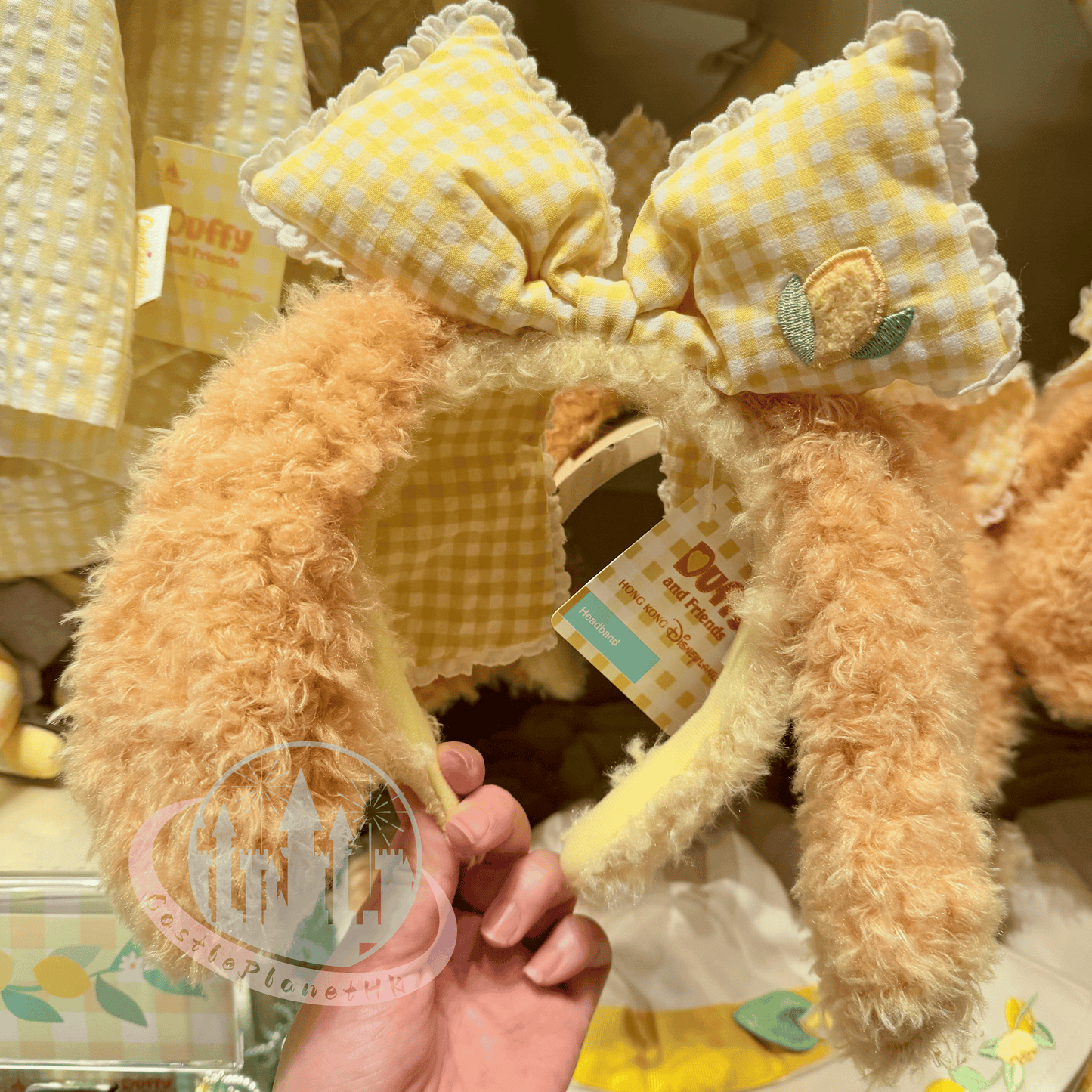 "Pre-Order" HKDL - CookieAnn Bow ears Headband for Adults, Duffy and Friends Lemon Fiesta 2026