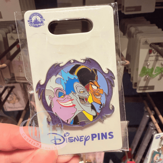 "Pre-Order" HKDL - Ursula, Hades & Jafar Pin, Sinister Circles