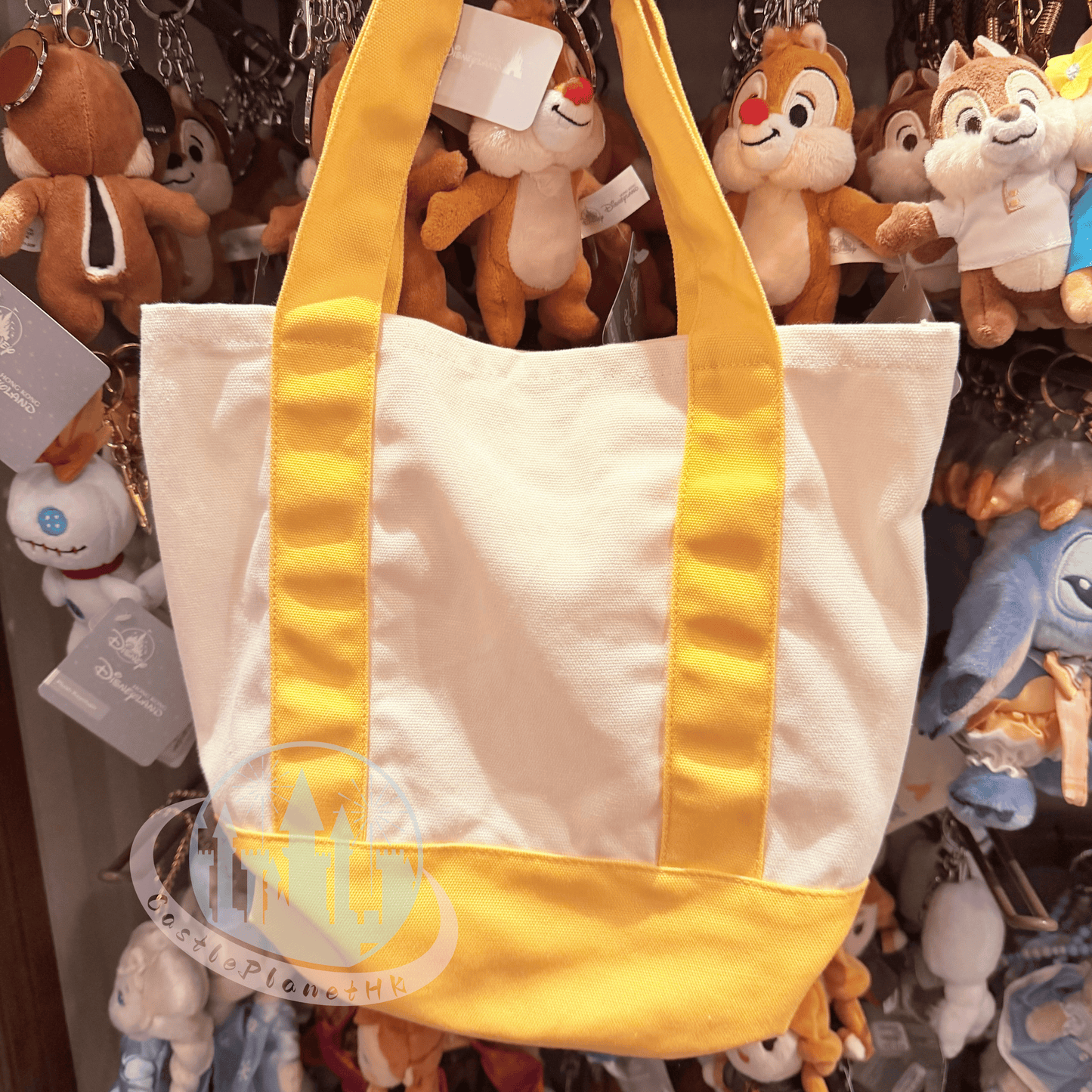 "Pre-Order" HKDL - Winnie the Pooh & Piglet Plush Face Tote Bag