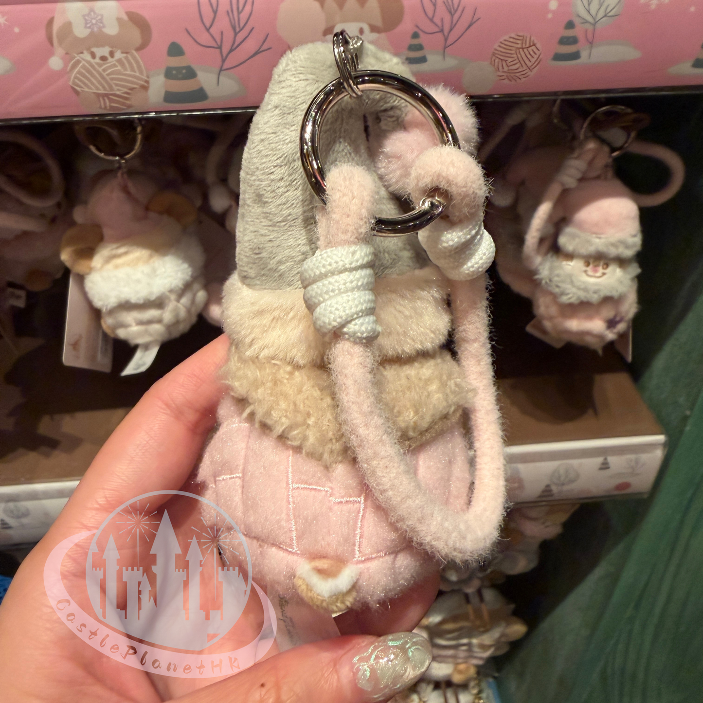 "Pre-Order" HKDL - Chip Plush Keychain, 2025 Christmas