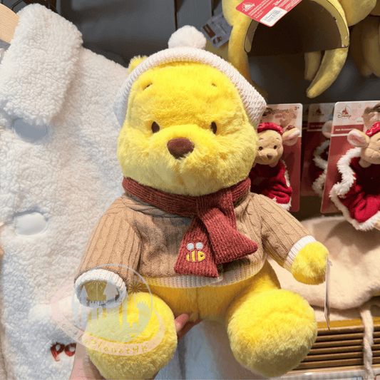 "Pre-Order" HKDL - Winnie the Pooh Plush Toy, Winter Woolies 2026
