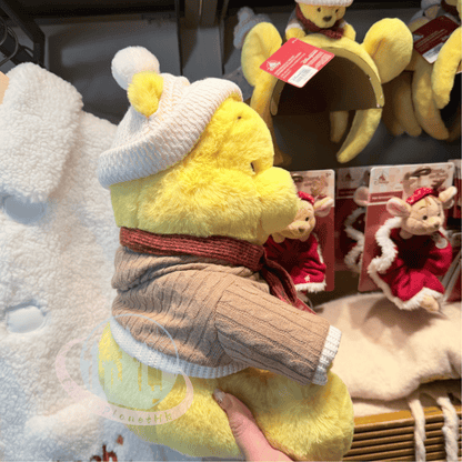 "Pre-Order" HKDL - Winnie the Pooh Plush Toy, Winter Woolies 2026