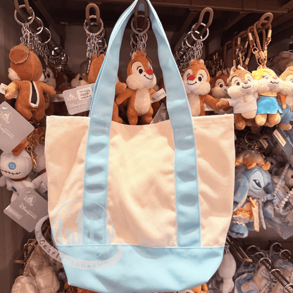 "Pre-Order" HKDL - Stitch & Scrump Plush Face Tote Bag