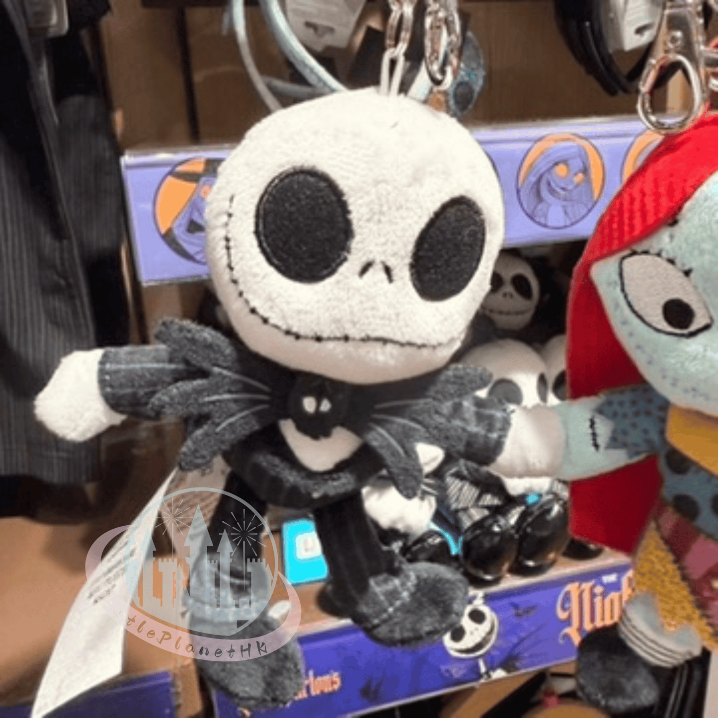 "Pre-Order" HKDL - Sally & Jack The Nightmare Before Christmas Plush Bag Charm set, Halloween 2026