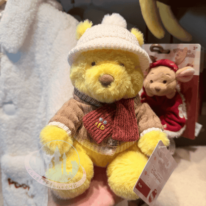 "Pre-Order" HKDL - Winnie the Pooh small Plush Toy, Winter Woolies 2026