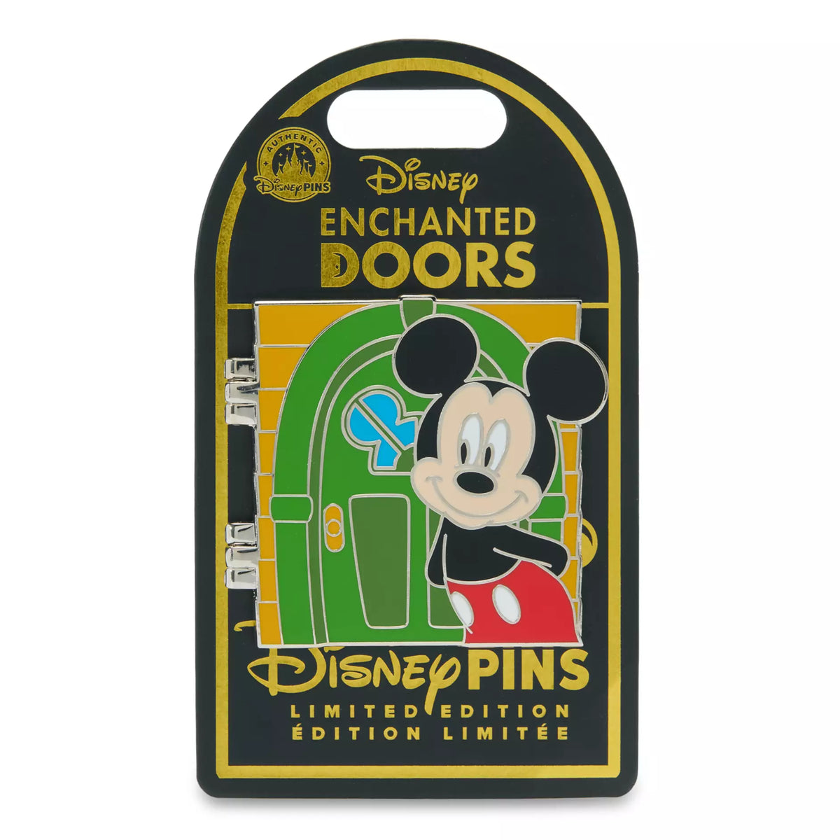 "Pre-Order" HKDL - Mickey Mouse and Pluto Hinged Pin, Disney Enchanted Doors 2026