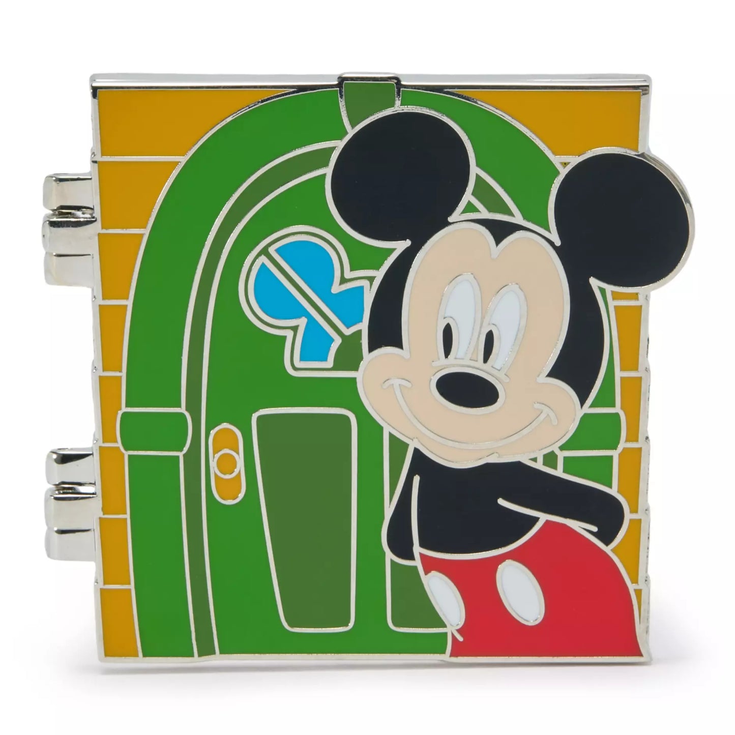 "Pre-Order" HKDL - Mickey Mouse and Pluto Hinged Pin, Disney Enchanted Doors 2026