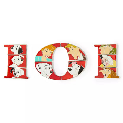"Pre-ordered" HKDL - 101 Dalmatians 65th Anniversary 2-Piece Mystery Pin Blind Pack