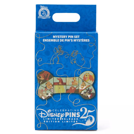 "Pre-Order" HKDL - Lady and the Tramp 70th Anniversary Mystery Pin 2-Piece Blind Pack