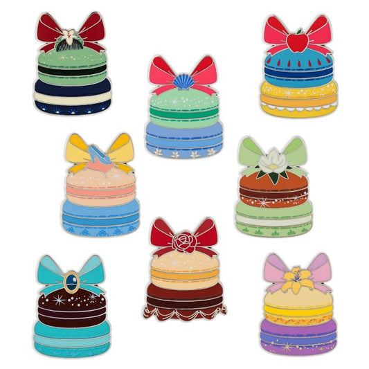 "Pre-Order" HKDL - Disney Princess Pastries 2-Piece Mystery Pin Blind Pack