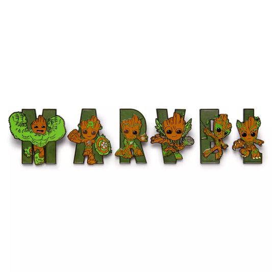 HKDL - Groot Mystery Pin Blind Pack 1-Pc., Marvel's Avengers【Ready Stock】