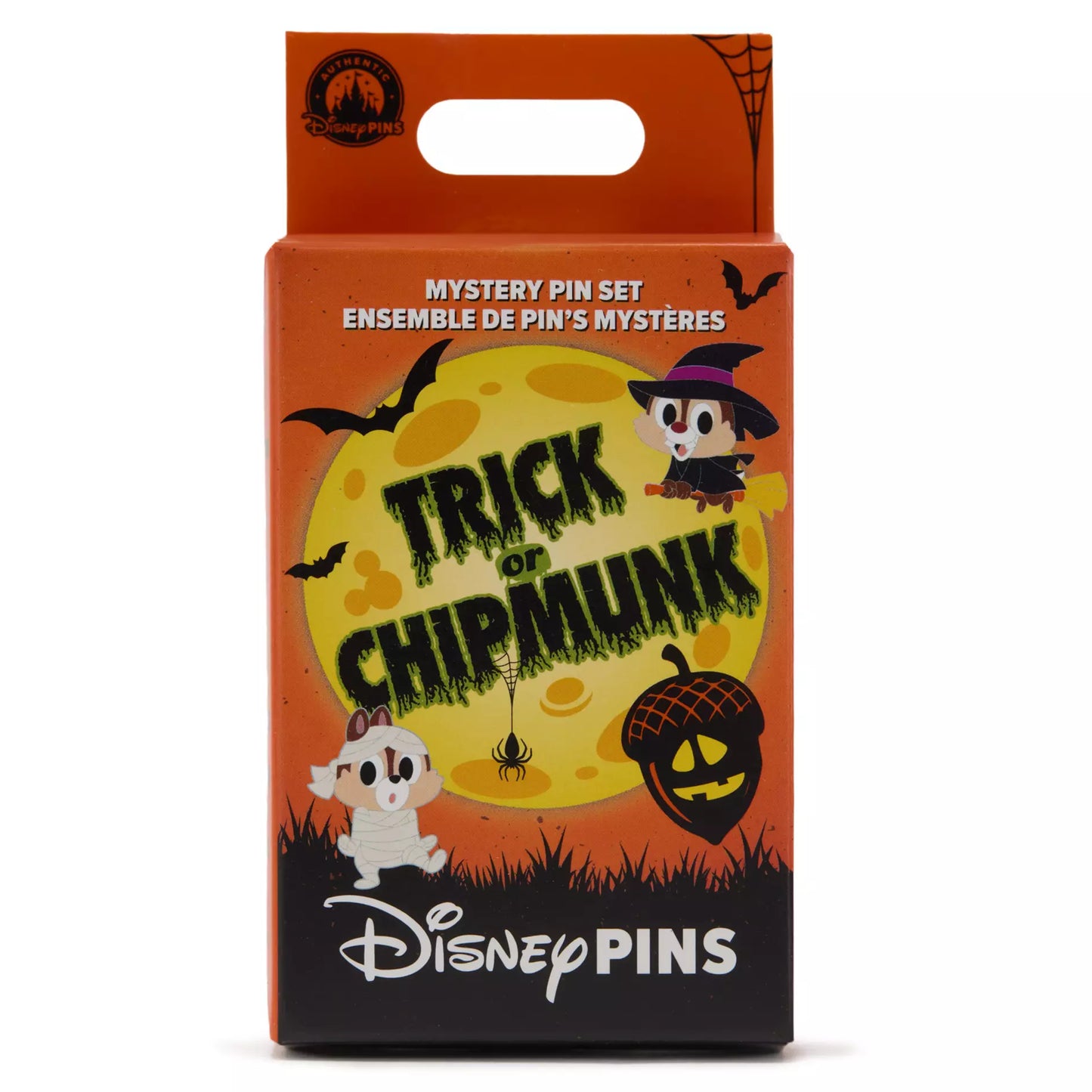 HKDL - Chip 'n Dale "Trick or Chipmunk" 2-Piece Mystery Pin Blind Pack, Halloween 2026【Ready Stock】