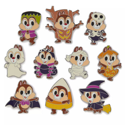 HKDL - Chip 'n Dale "Trick or Chipmunk" 2-Piece Mystery Pin Blind Pack, Halloween 2026【Ready Stock】
