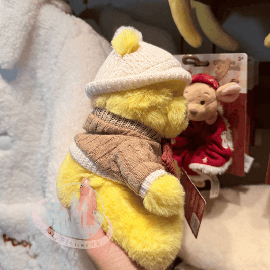 "Pre-Order" HKDL - Winnie the Pooh small Plush Toy, Winter Woolies 2026