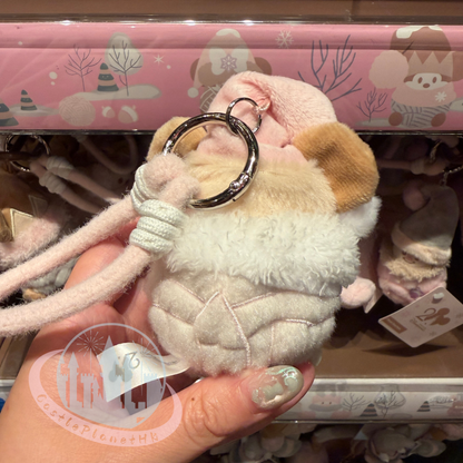 "Pre-Order" HKDL - Minnie Plush Keychain, 2025 Christmas