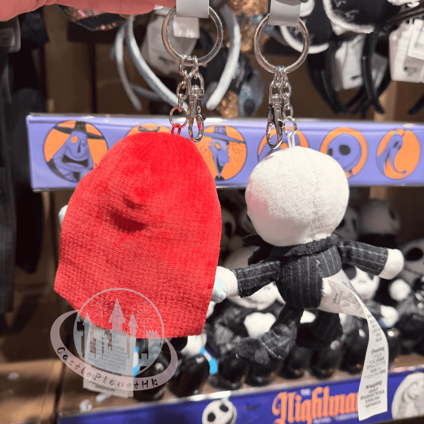 "Pre-Order" HKDL - Sally & Jack The Nightmare Before Christmas Plush Bag Charm set, Halloween 2026