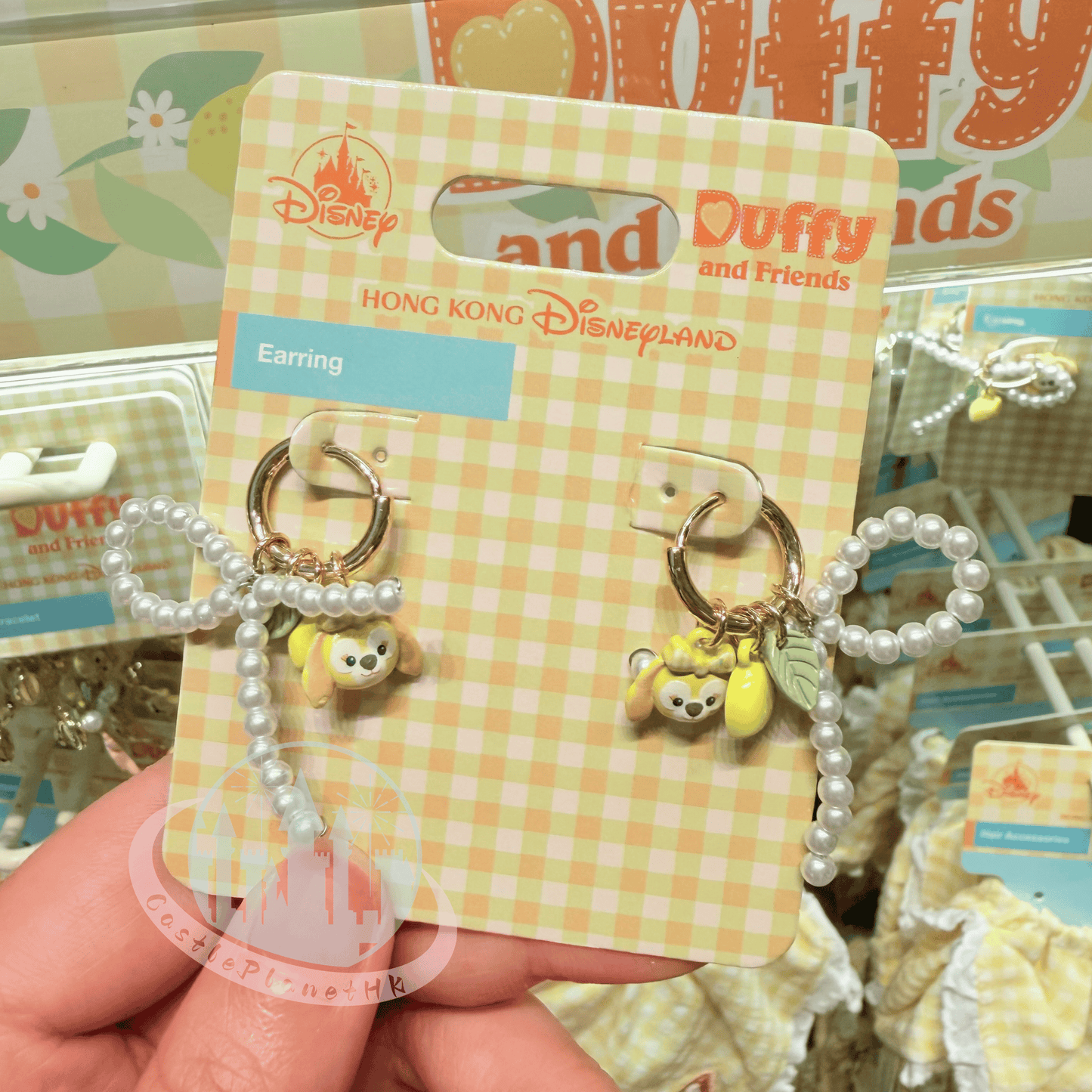 "Pre-Order" HKDL - CookieAnn earrings, Duffy and Friends Lemon Fiesta 2026