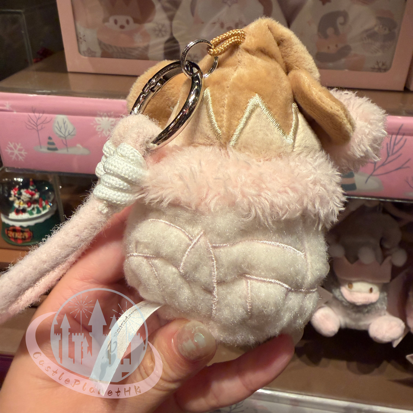 "Pre-Order" HKDL - Mickey Plush Keychain, 2025 Christmas