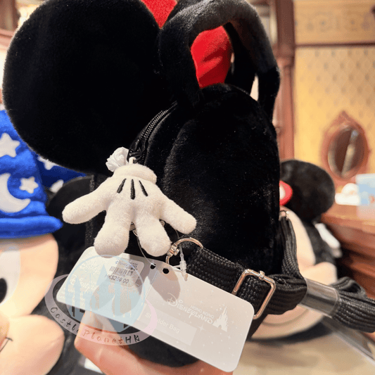 "Pre-Order" HKDL - Minnie Mouse Plush Face Crossbody Bag