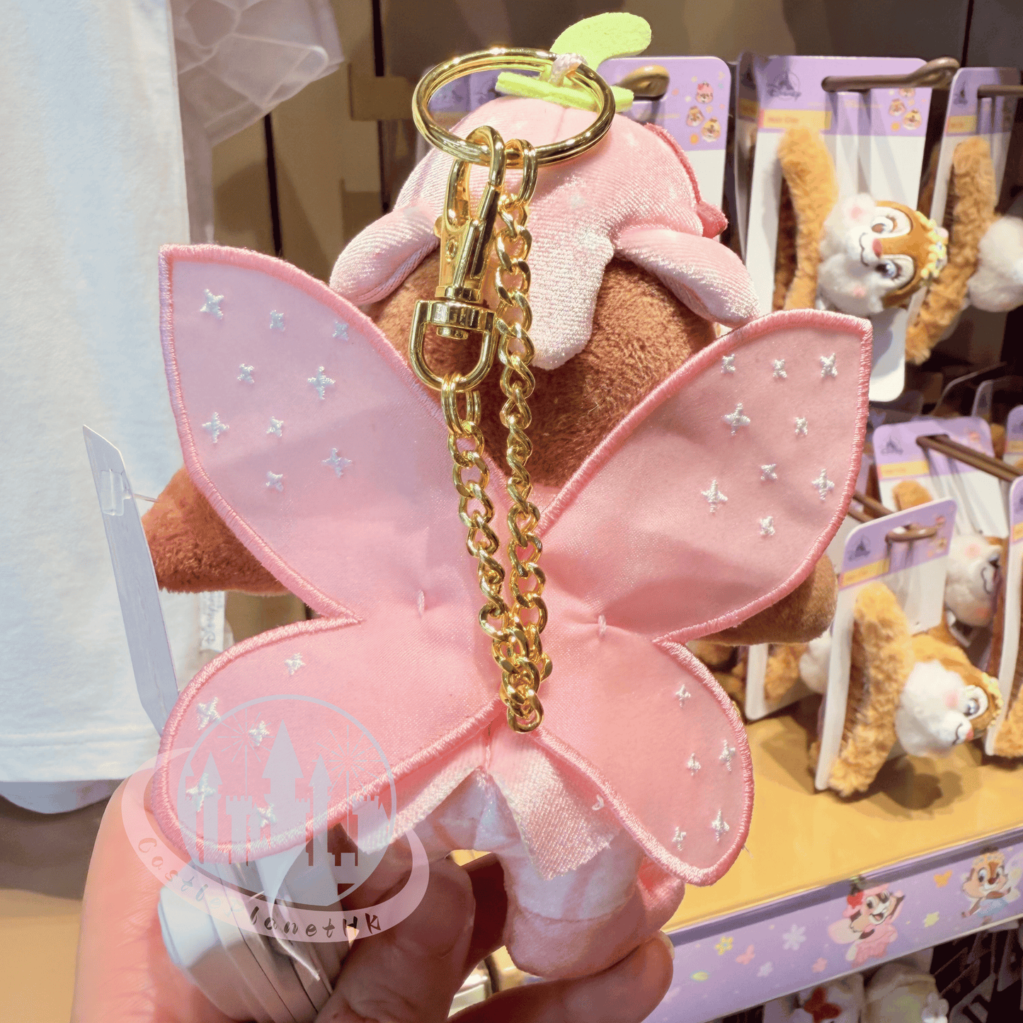 "Pre-Order" HKDL - Chip Plush Bag Charm, Forest Fairies 2026